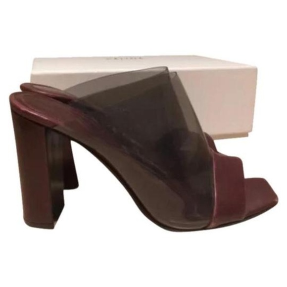 Celine Fumo mules slides heels 39 8-9 - Picture 1 of 5